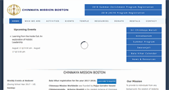 Desktop Screenshot of chinmaya-boston.org