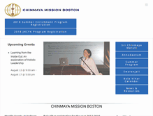 Tablet Screenshot of chinmaya-boston.org